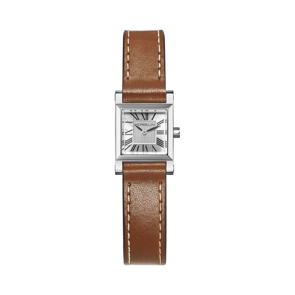 Montre Herbelin Antares Mini Argent&eacute; - Montres carr&eacute;es Femme | Marc Orian