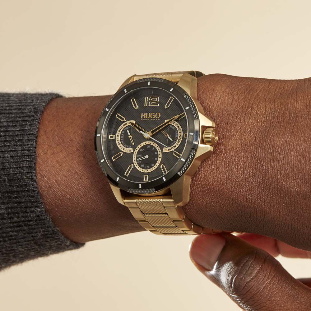 Montre Hugo Sport Noir - Montres étanches Homme | Marc Orian
