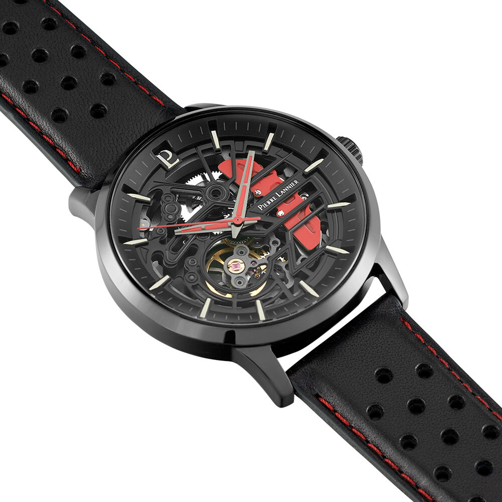 Montre Pierre Lannier Paddock Noir - Montres automatiques Homme | Marc Orian