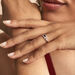 Bague Syriana Or Blanc Saphir Et Diamant - Bagues Solitaire Femme | Marc Orian