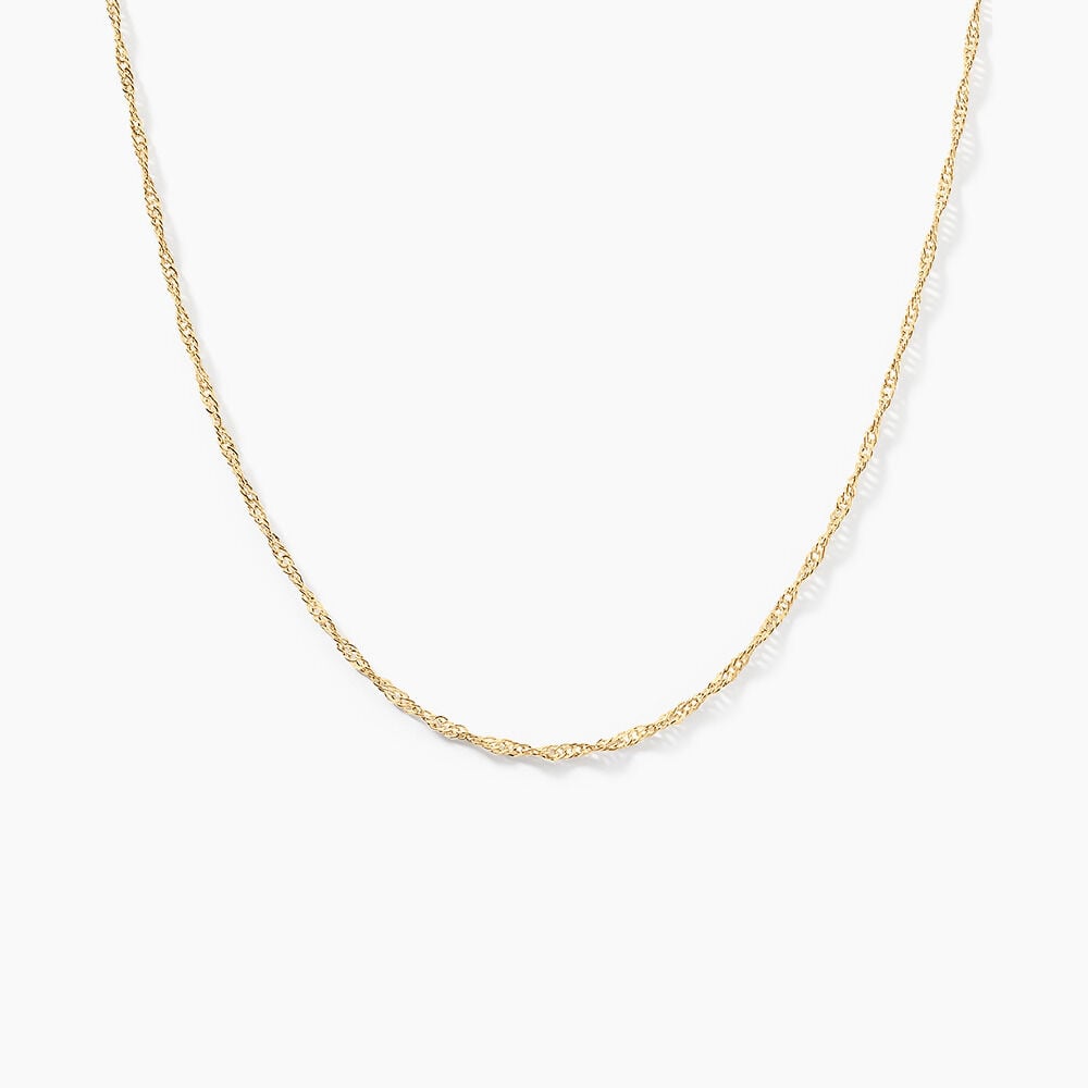 Chaîne Imanie Maille Singapour Or Jaune - Chaines Femme | Marc Orian