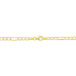 Collier Or Jaune Maille Altern&eacute;e 1/3 - Chaines Femme | Marc Orian