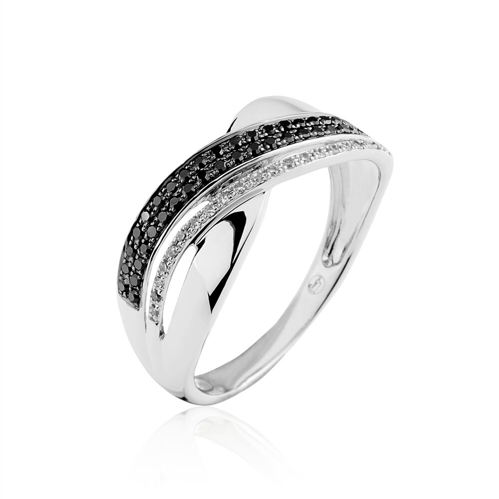 Bague Merlin Or Blanc Diamant - Bagues pierres précieuses Femme | Marc Orian