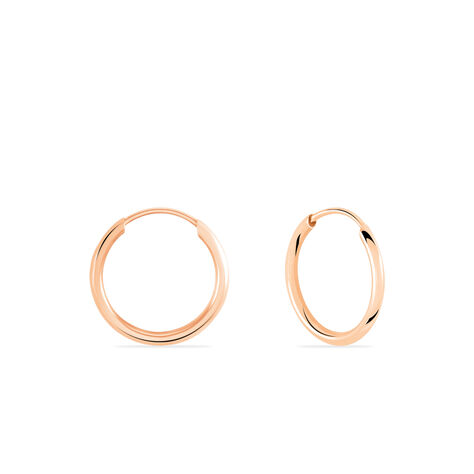 Créoles Dominae Or Rose - Boucles d'oreilles Créoles Femme | Marc Orian
