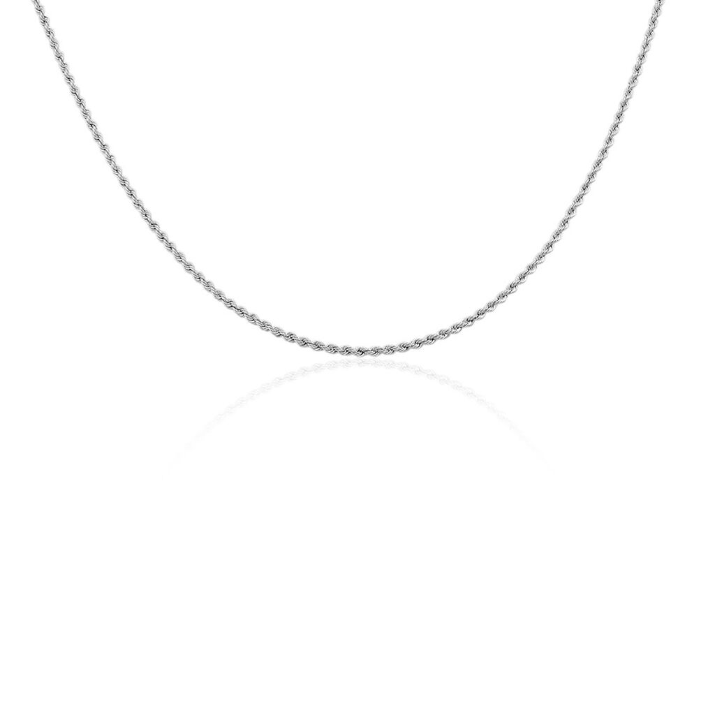 Collier Jerry Maille Corde Or Blanc - Chaines Femme | Marc Orian