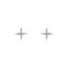 Boucles D'oreilles Puces Clovia Argent Blanc Oxyde De Zirconium - Puces Femme | Marc Orian