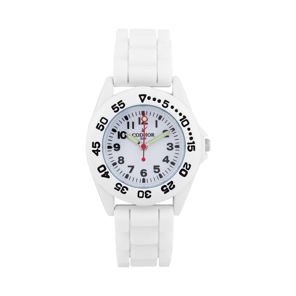 Montre Codhor Kid Acier Blanc - Montres &eacute;tanches Enfant | Marc Orian