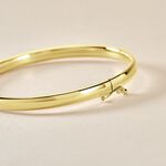 Bracelet Jonc Yuriy Fil Flexible Or Jaune - Bracelets joncs Femme | Marc Orian