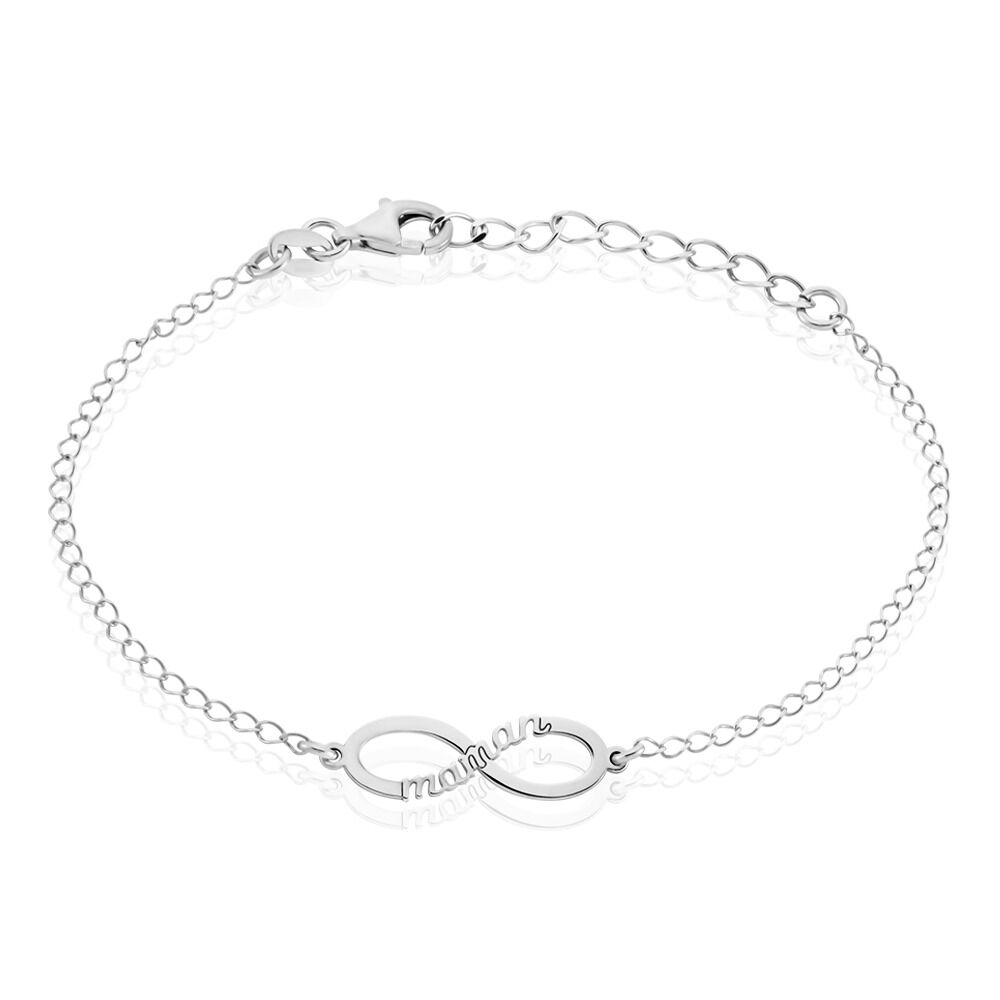 Bracelet Xara Argent Blanc - Bracelets chaînes Femme | Marc Orian