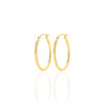 Cr&eacute;oles Telya Or Jaune - Cr&eacute;oles Femme | Marc Orian