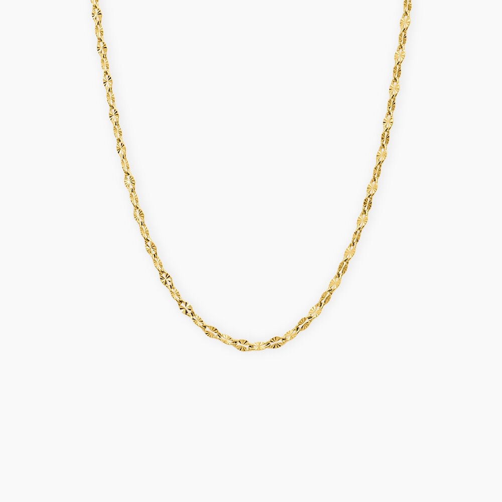 Chaine Annette Acier Jaune - Colliers fantaisie Femme | Marc Orian