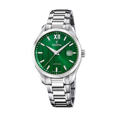 Montre Festina Swiss Made 37,5 Vert - Montres classiques Homme | Marc Orian