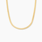 Collier Ivria Maille Heringbone Or Jaune - Chaines Femme | Marc Orian