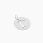 Pendentif Elio D Argent Blanc - Bijoux fantaisie Famille | Marc Orian