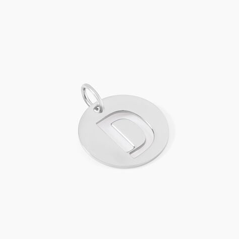 Pendentif Elio D Argent Blanc - Bijoux fantaisie Famille | Marc Orian