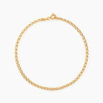 Bracelet Capucin Or Jaune Maille Marine Plate - Bracelets mailles Femme | Marc Orian