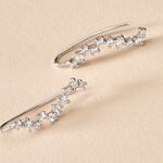 Bijoux D'oreilles Brandi Argent Rhodi&eacute; Oxyde De Zirconium - Piercings d'oreilles Femme | Marc Orian