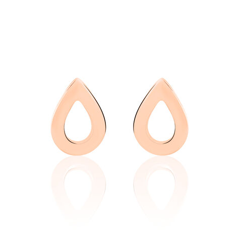 Boucles D'oreilles Puces Anh Argent Rose - Puces Femme | Marc Orian