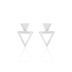 Bijoux D'oreilles Katie Argent Blanc - Boucles d'oreilles Ear cuffs Femme | Marc Orian
