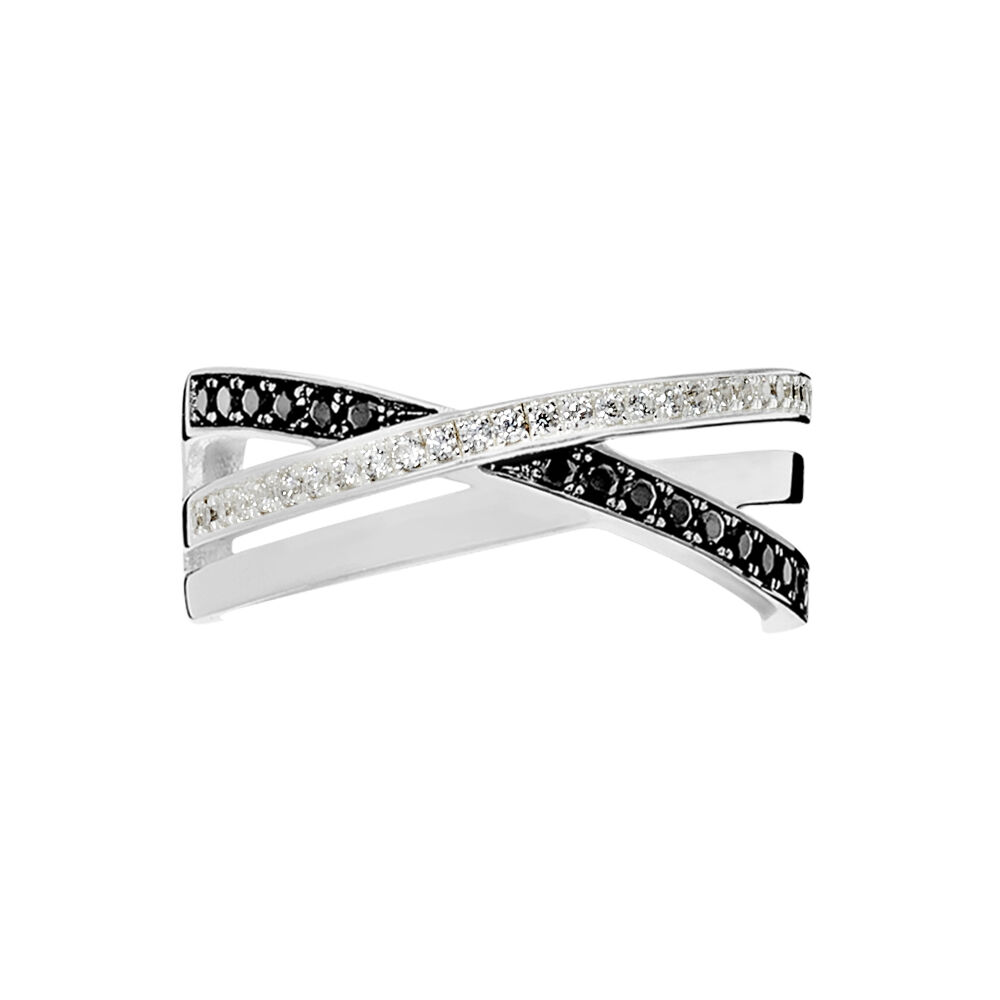 Bague Lilwenn Argent Blanc Oxyde De Zirconium - Bagues avec pierre Femme | Marc Orian