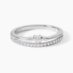 Bague Melanie Argent Blanc Oxyde De Zirconium - Bijoux fantaisie Femme | Marc Orian