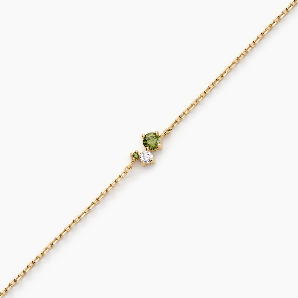 Bracelet Sharleen Plaqué Or Jaune Oxyde De Zirconium - Bracelets chaînes Femme | Marc Orian
