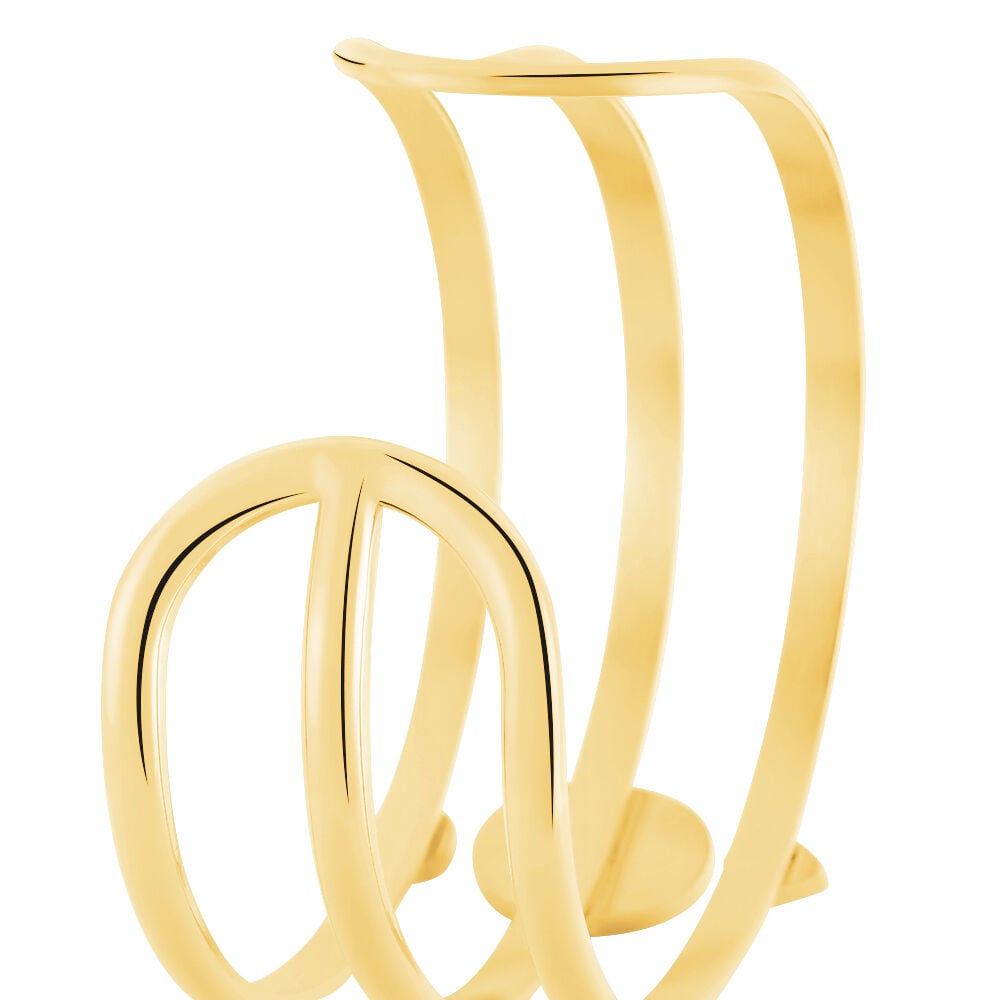 Bracelet Jonc Melissane Acier Jaune Pierre De Synthese - Bracelets joncs Femme | Marc Orian