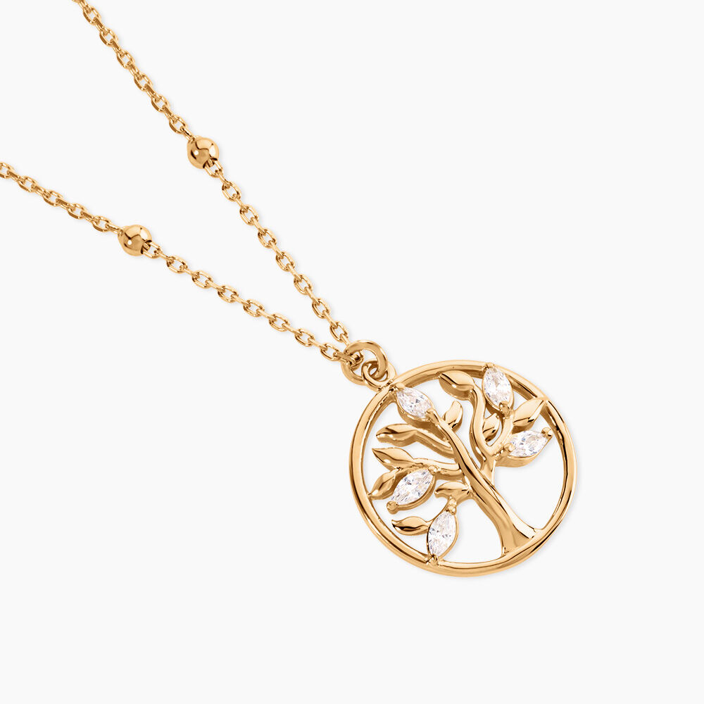 Collier Plaqu&eacute; Or Heribald Oxydes De Zirconium - Colliers avec pierres Femme | Marc Orian