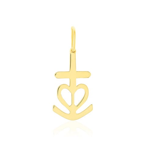 Pendentif Cobeia Croix De Camargue Or Jaune - Pendentifs Famille | Marc Orian