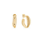 Cr&eacute;oles Marceline Rondes Plaqu&eacute; Or Jaune Oxyde De Zirconium - Cr&eacute;oles Femme | Marc Orian