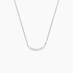 Collier Kaiko Argent Blanc Oxyde De Zirconium - Colliers avec pierres Femme | Marc Orian