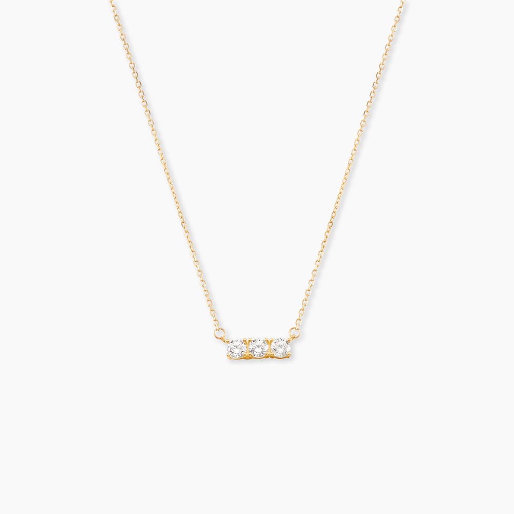 Collier Pryderi Or Jaune Oxyde De Zirconium - Colliers avec pierres Femme | Marc Orian