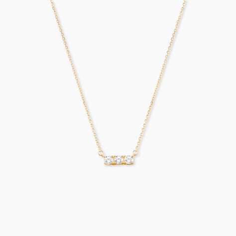 Collier Pryderi Or Jaune Oxyde De Zirconium - Colliers avec pierres Femme | Marc Orian
