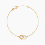 Bracelet Ciate Or Jaune - Bracelets Anneaux Entrelaces Femme | Marc Orian