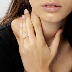 Bague Monelle Or Jaune Oxyde De Zirconium - Bagues Solitaire Femme | Marc Orian