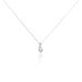 Collier Olly Or Blanc Oxyde De Zirconium - Colliers avec pierres Femme | Marc Orian