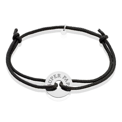 Bracelet Raphael Argent Blanc - Bracelets cordons Homme | Marc Orian