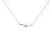 Collier Kane Argent Blanc Oxyde De Zirconium - Colliers avec pierres Femme | Marc Orian