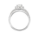 Bague Ferne Argent Blanc Oxyde De Zirconium - Solitaires Femme | Marc Orian