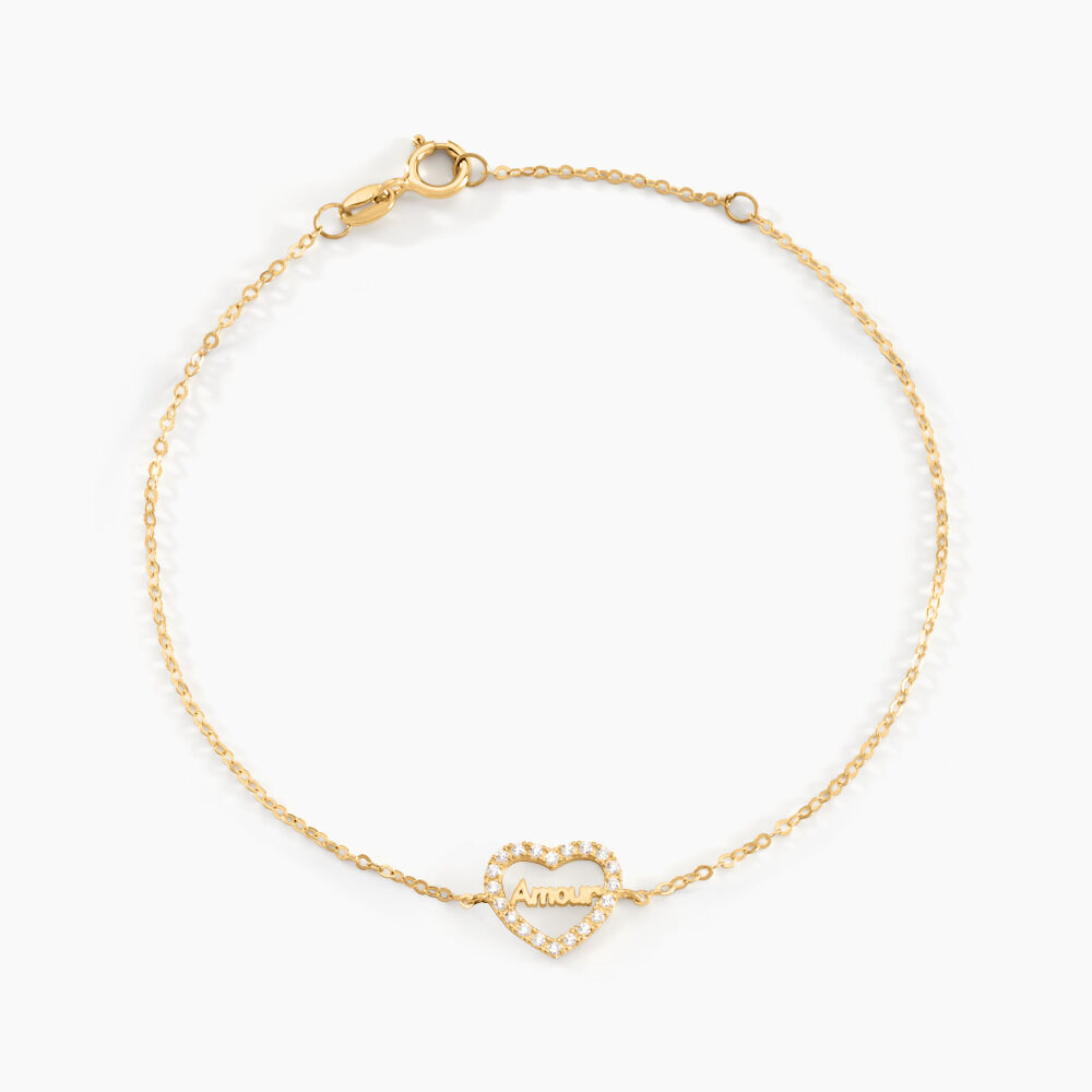 Bracelet Cowal Or Jaune Oxyde De Zirconium - Bracelets chaînes Femme | Marc Orian