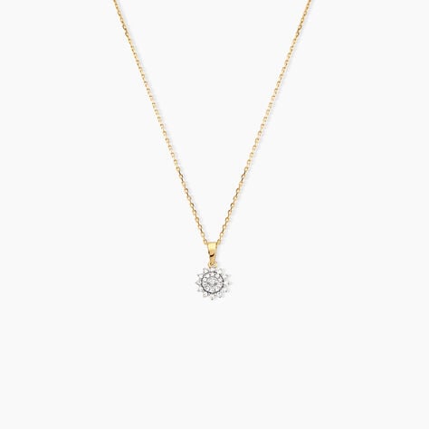 Collier Barbra Or Jaune Diamant - Colliers avec pierres Femme | Marc Orian