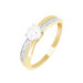Bague Solitaire Raska Or Jaune Oxyde De Zirconium - Solitaires Femme | Marc Orian