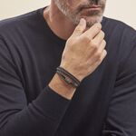 Bracelet Acier Blanc Romain - Bracelets cuir Homme | Marc Orian
