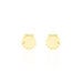 Boucles D'oreilles Puces Franzine Coquillage Or Jaune - Puces Femme | Marc Orian