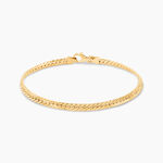 Bracelet Izel Maille Anglaise Or Jaune - Bracelets mailles Femme | Marc Orian