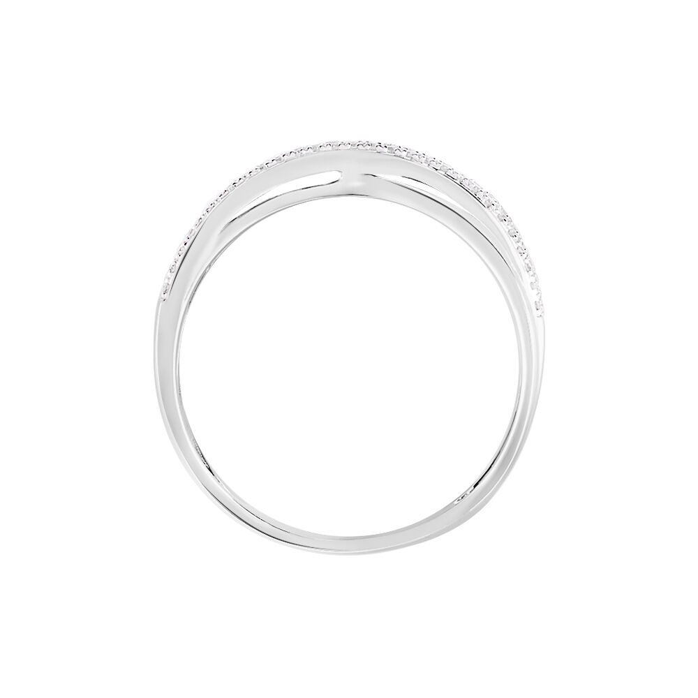 Bague Julianne Or Blanc Diamant Divers - Bagues pierres précieuses Femme | Marc Orian