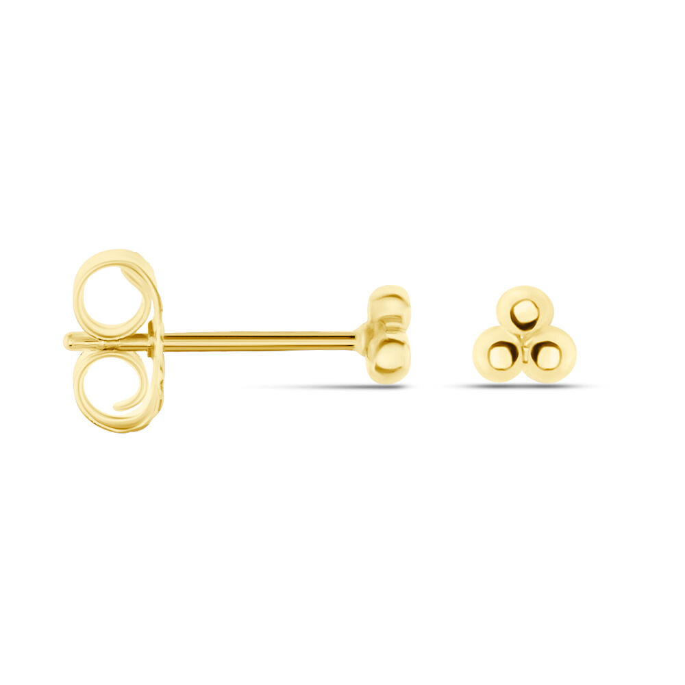 Boucles D'oreilles Puces Glen Or Jaune - Puces Femme | Marc Orian