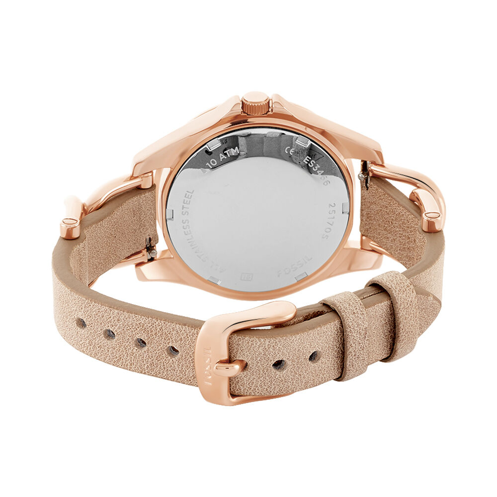 Montre Fossil Riley Beige - HIMFRQ30060 • Marc Orian | Bijouterie en ligne