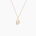 Collier Or Jaune Sagesse Oxydes De Zirconium - Colliers avec pierres Femme | Marc Orian