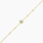 Bracelet Poem Argent Jaune Topaze Oxyde De Zirconium - Bracelets fantaisie Femme | Marc Orian